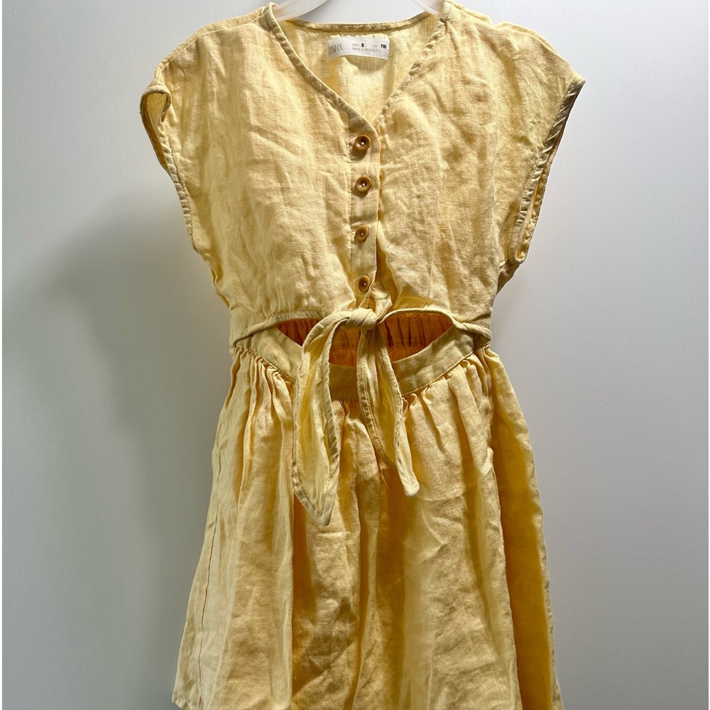 ZARA linen dress